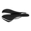 Silicone Bike Saddle Breathable Shock Absorption Black White Mountain Bike