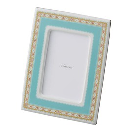 Noritake Y91882/1645 White Photo Frame, Long Diameter: Approx. 7.9 inches (20 cm), Short Diameter: Approx. 6.3 inches (16 cm), Inner Paper Size: 3.5 x 5.0 inches (8.9 x 12.7 cm)