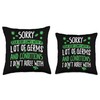 Germaphobe anti-germ hand sanitizer Throw Pillow