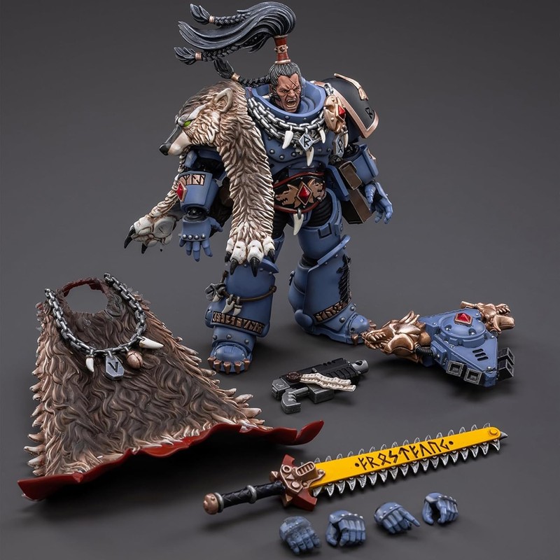 Toyverse JOYTOY 1/18 Action Figure Warhammer 40,000, Space Wolves Ragnar