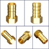Atisite Brass Hose Nozzle 19 mm Barb x 3/4 Inch
