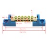 RLECS 2pcs Terminal Bus Bar Terminal Block Brass Wire Screw