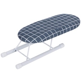 Ironing Board, Folding Table Portable Ironing Board Small Iron Table Stand for Ironing Mini Ironing Board Cover and Pad Clothes Iron Board for Sewing Craft Room Household Table Top(D)