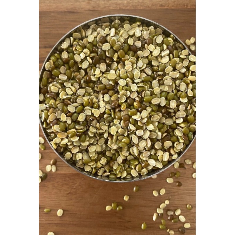Hemani Moong Split 4LB (64 OZ) Split Mung Beans with