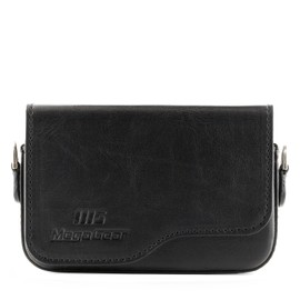 MegaGear Protective Leather Black Camera Case, For Canon PowerShot G9 X Digital Camera (Black)