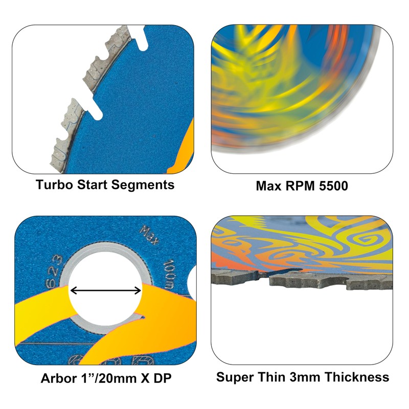 New All Cut Pro Diamond Blade - The Piranha -