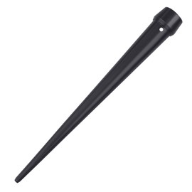 Axageid 1-Pack Broad-Head Bull Pin, 1-5/16 x 10-Inch – Heat-Treated Steel with Black Finish, Features Hang-Up Hole & Wrench Flats