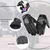Long Keeper Touchscreen Texting Leather Gloves Men's Winter Faux Leather