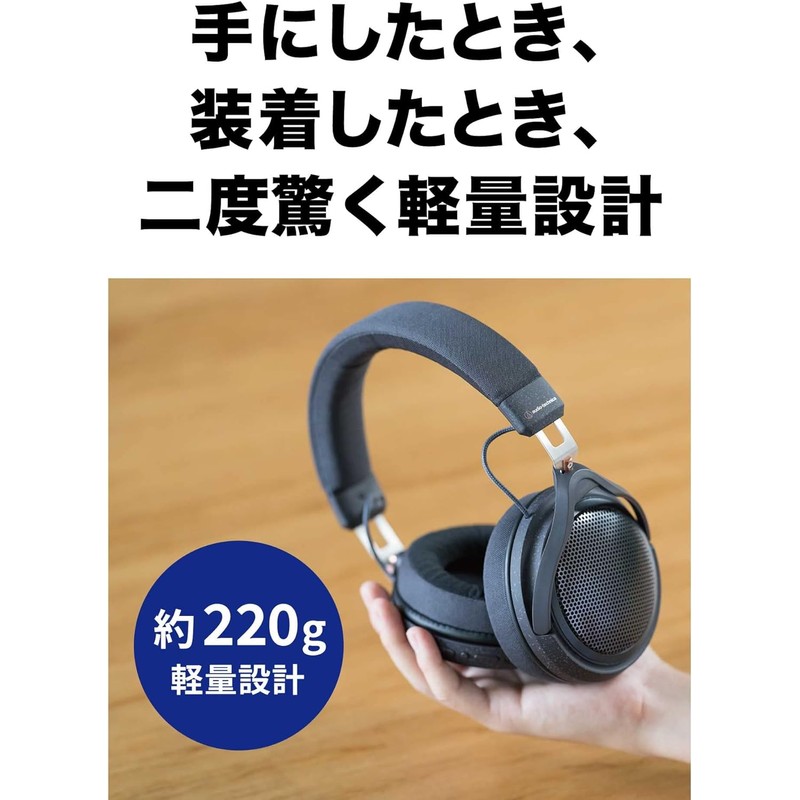  Audio-Technica ATH-HL7BT Wireless Headphones, Bluetooth LDAC Compatible, Open Type