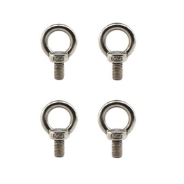 304 stainless steel M12 lifting rigging eyebolt ring Shaped with standard length of thread pack of 4 pcs