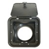 4-1/2" Back Hole BLACK Sewer Hose Hatch Cover 5000 Replacement