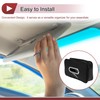 X AUTOHAUX Car Sunglasses Case Universal Sun Visor Sunglasses Holder