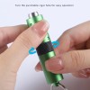 KEENSUN Luxury 2-in-1 Cigar Draw Enhancer 9mm Punch Cutter, 2-5