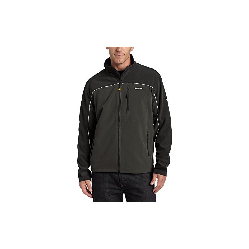 Caterpillar Men's Big-Tall Big and Tall Soft Shell Jacket Outerwear,