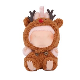 Mikovivi Clothes for Doll, Cute Plush Toy Dress Up Outfit Stylish Plush Clothes Accessories for 6.7in Doll (Elk Style)