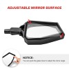 RI UTV Rear View Side Mirrors & Center Mirror For