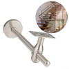 Adjustable Handrail Support Bracket, Silver Bannister Wall Holder for Flexibility