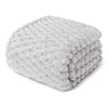 Whale Flotilla Cuddly Blanket, Fluffy Blanket with 3D Jacquard Pattern,