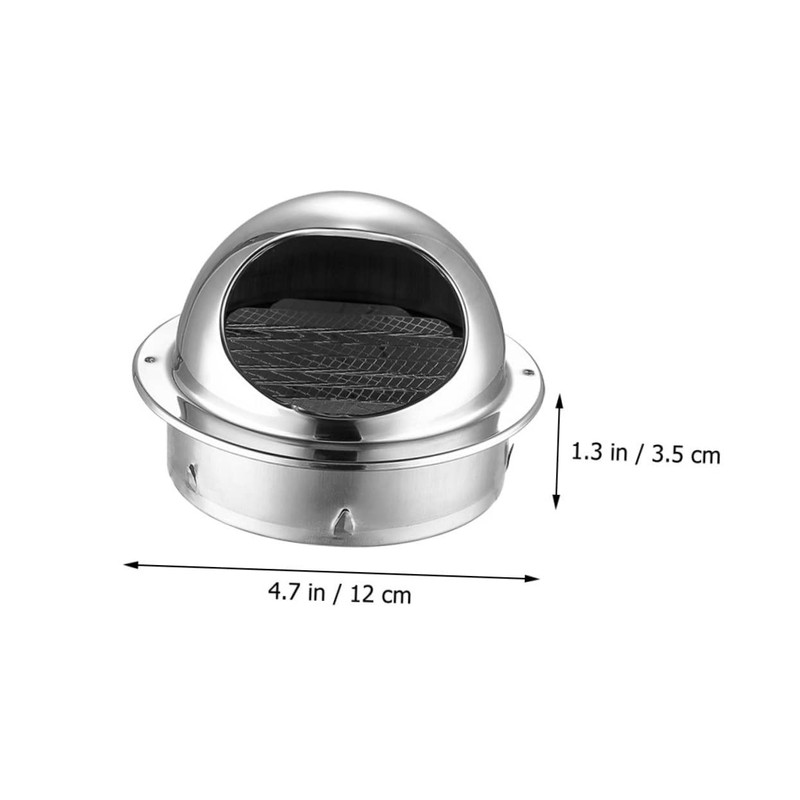 BUGUUYO Range Hood Exhaust Cover Air Vent Cap Stainless Steel
