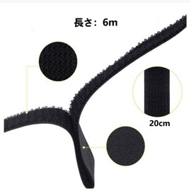 Velcro Cable Ties Length: 2.6 ft (6 m) Width: 0.8 inches (2 cm), Velcro Fastening Bells with 30 Buckles, Fastening Belt, Strong, Heat Resistant, Wire Organization, Freely Cut, Adjustable Length,
