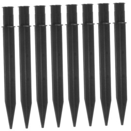 TOVINANNA 8pcs Ground Cone Plastic Lamp Stakes Solar Torch Light Spikes Replacement Plastic Ground Stake Solar Lawn Lamps Garden Stakes Solar Light Stakes Solar Lamp Garden Light Lightweight