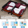 Compression Packing Cubes, 7 Set Packing Cubes for Travel Compression,