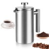French Press 34 oz, Full Stainless Steel French Coffee Press