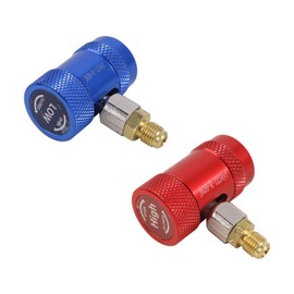 2 x Quick Couplings Plug High/Low Pressure Adapter Quick Coupling Adapter for R1234YF Air Conditioning Cooling Systems Fluoride