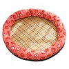 Round Pet Cooling Bed Cartoon Printing Pet Sleeping Bed Summer