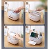 AIMALL Multifunction Tissue Box Cover and Storage Organizer, 8.27 x