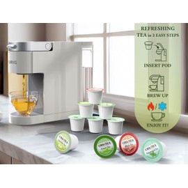 Cha4TEA 36-Count K Cups Assorted Green Tea for Keurig K-Cup Brewers (Matcha Green, Green Tea, Jasmine Green Tea, Oolong Tea)