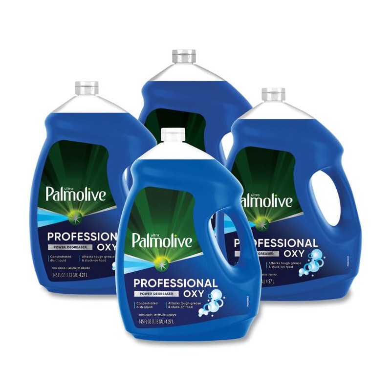 Palmolive Professional Oxy Power Degreaser Liquid Dish Soap, Fresh Scent,