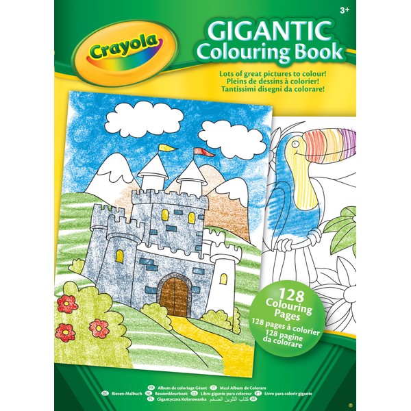 CRAYOLA Gigantic Colouring Book | 128 A4 Pages of Colouring Fun | Ideal for Kids Aged 3+
