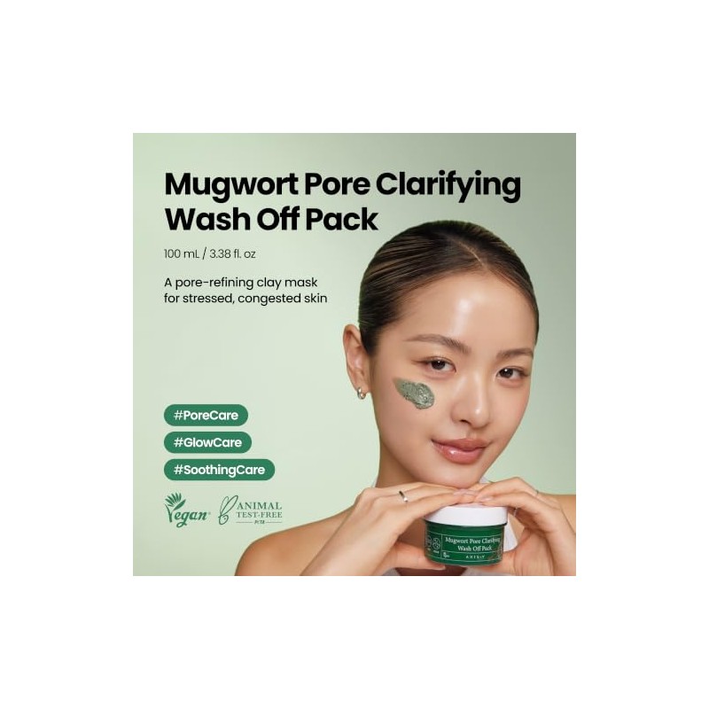 AXIS-Y - Mugwort Pore Clarifying Wash Off Pack - Mascarilla
