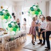 100pcs Green Balloons Set, 12 Inch Metallic Emerald Dark Green