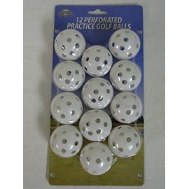OnCourse On Course Perforated Practice Golf Balls (12pk)  NEW