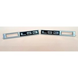Knies Machine 1969 Chevy Chevelle 'LS3' Emblem Side Marker Light Bezel Front Fender