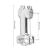 Silver Bike Stem Lightweight Aluminum Alloy with 28.6mm Front Fork