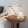 OHPHCALL Luxurious Rose Tissue Box Holder Stylish Bling Acrylic Tissue