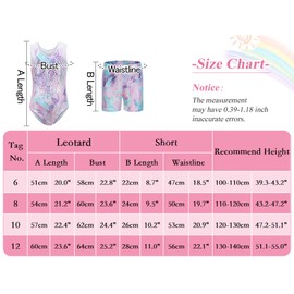 FEOYA Girls' Gymnastics Shorts Headband Set Sleeveless/Long Sleeve Children's Leotard with Rhinestones Girls Set of 3 Gymnastics Clothing Dance Costumes, J
