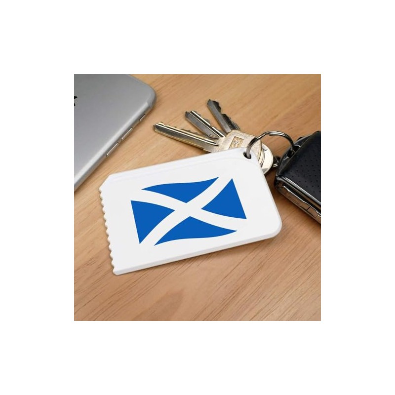 Azeeda 'Waving Scottish Flag' Plastic Ice Scraper (IC00034431)