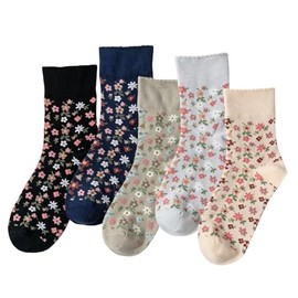 Losa Kute Womens Crew Socks for Women Cute birthday Gifts Slouch boot Funny Fun Cotton Girls Ladies Novelty crazy Frilly Ruffle gift Sock Size 7-9 Women's Dress Long Soft Cotton Socks X1-hua934