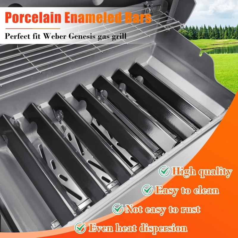 For Weber Flavorizer Bars for Weber Genesis II E-410 E-435