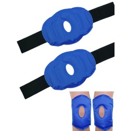 FUTISKY 2 Pack Reusable Hot and Cold Gel Ice Packs for Knee, Leg, Joint Pain, Arthritis, Chronic Pain, Swelling, Bruises