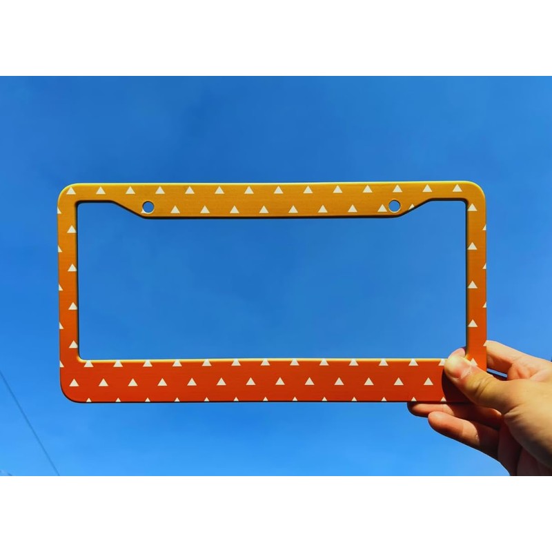 Demon Anime License Plate Frame (Thunder Breathing)