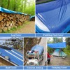 YIJUHOU Tarpaulin Waterproof Heavy Duty 115 GSM Blue Tarp Sheet