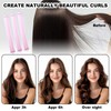 Pack of 3 Heatless Curls, Flexi Rods with Hooks, Overnight,