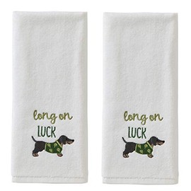 SKL HOME by Saturday Knight Ltd. Long On Luck Hand Towel Set, White