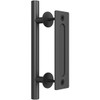 SMARTSTANDARD 12" Heavy Duty Sliding Barn Door Handle, Pull and