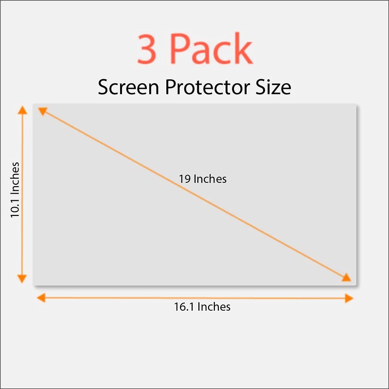 Anti-Glare and Anti Finger Print Screen Protector (3 Pack) for